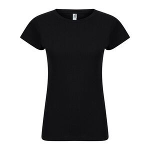 Casual Classic Womens/Ladies T-Shirt / Black